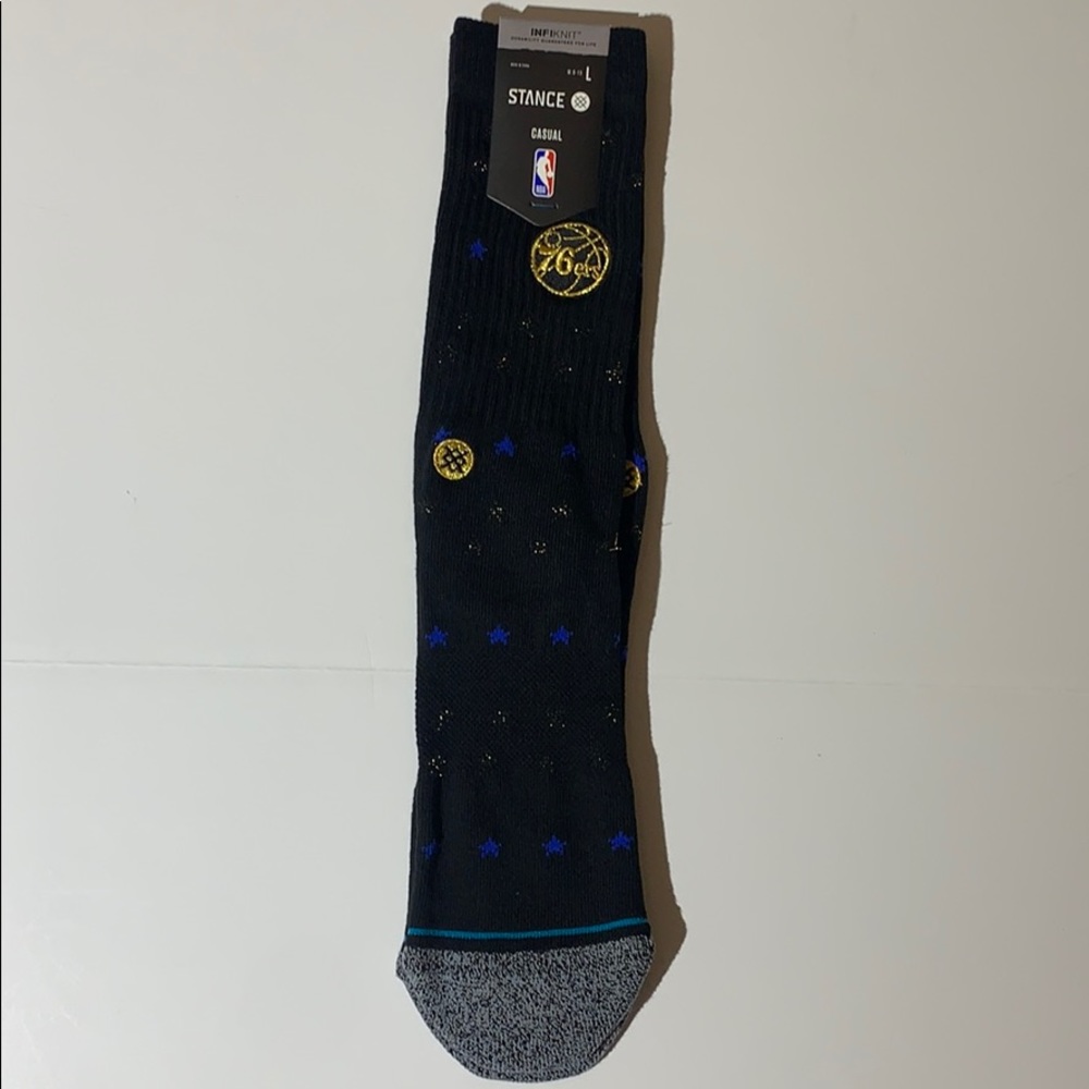 New men’s 76ers Stance sock